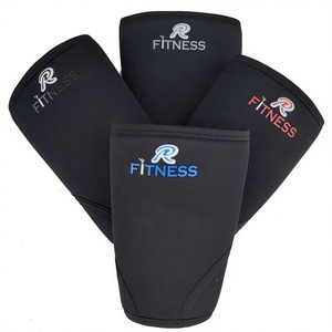 RC Fitness Wear ปลอกรัดเข่าแบบยูนิเซ็กซ์ 7 มม. ระบายอากาศได้ดี ทำจากนีโอพรีน ช่วยพยุงเข่าอย่างดี เหมาะสำหรับการออกกำลังกาย ยกน้ำหนัก ซิวท์หนัก และการออกกำลังกายในยิม - Product Image 1