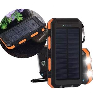 Banco de Energía Solar Impermeable de 20000 mAh con Doble USB y Soporte - Entrada Tipo-C y DC, Batería de Litio Polímero, Protección Contra Sobrecargas - Product Image 4