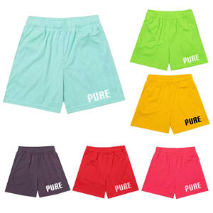 Saf özel 5 inç 7 inç katı boş şort toptan baskılı sokak giyim erkekler Mesh koşu şort atletik egzersiz örgü şort - Product Image 2