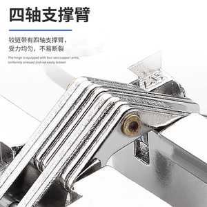 Zinc Alloy Furniture <b>Hinge</b> Flush Mount Concealed Cross <b>Hinge</b> For Cabinet Door And Dining <b>Table</b> Modern Design - Product Image 2