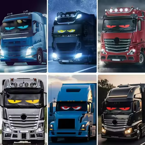 Écran LED pour pare-brise de voiture, nouveau, bricolage, voyant indicateur, œil de démon, application, télécommande, œil animé, écran LED, panneau de voiture - Product Image 1