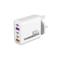 Chargeur USB-C GaN 200W multi-ports à charge rapide PD, adaptateur mural, fournisseur d'usine OEM en gros