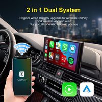 Carlinkit-mini caja de vídeo multimedia 4,0, inalámbrica, android, caja automática, carplay, ai