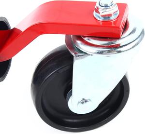 Patins de voiture hydrauliques de 1500 lb, <span class=keywords><strong>cric</strong></span> de positionnement de véhicule de roue de 12 '', rouleaux robustes avec pédale pour la réparation automatique de pneus - Product Image 3