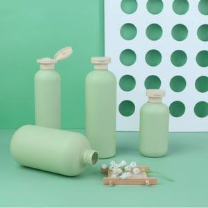 Confezione cosmetica Eco Friendly 200ml 280ml 400ml 500ml vuota HDPE bottiglia di colore verde smerigliato - Product Image 2