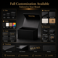 Boîte cadeau magnétique personnalisée CRD, boîte rigide de luxe avec fermeture magnétique, boîte en carton FCS CE pour bijoux, parfums