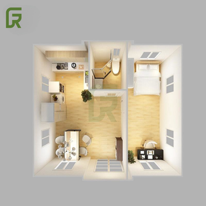 Prefab บ้านตู้คอนเทนเนอร์แบบโมดูลแบบพกพาพับได้สำหรับการใช้ชีวิตแบบอื่นบ้านสำเร็จรูปบ้านทันสมัย - Product Image 6
