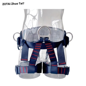 Arnés de seguridad de medio cuerpo de rescate de gran altitud Descenso rápido Protección anticaída Poliéster Cinturón de cintura sentado Actualización - Product Image 6