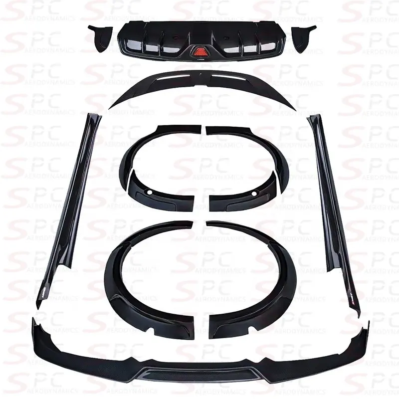 Spc sợi carbon rộng body Kit đối với Porsche taycan J1 sợi carbon điều chỉnh body Kit cho tất cả New taycan gió Spoiler Kit Bumper xe