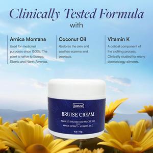 Private Label Natural Arnica <strong>Bruise</strong> <strong>Cream</strong> <strong>for</strong> Thin Skin - Moisturizing, Vitamin K C and E, Skin Renewal - Product Image 4