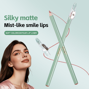Wholesale Natural Silky Lipliner <b>Pen</b> <b>Waterproof</b> Smudge Proof Long Lasting High Pigmented Vegan Matte CE Certified Makeup Lip - Product Image 2