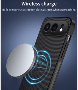 Carbon Fiber Leather Texture <b>Magnetic</b> Case for Huawei Nova 11 SE P70 P80 Full-Body Protective Cover Compatible for Honor 200 pro - Product Image 3