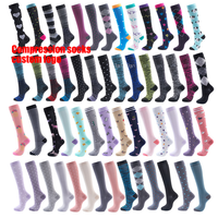 Chaussettes de compression sportives personnalisées en promotion – Absorption de la transpiration et respirabilité pour la récupération sportive et les varices