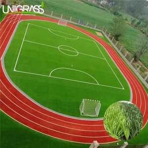 Césped sintético de fútbol 60mm de altura Césped artificial <span class=keywords><strong>Precio</strong></span> <span class=keywords><strong>para</strong></span> campo de fútbol - Product Image 1
