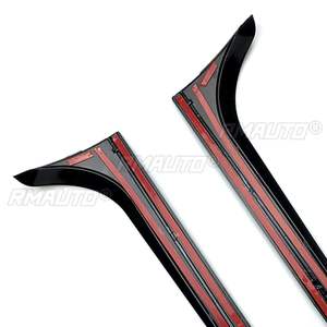 2 pièces Aileron latéral de vitre arrière de voiture Canards Splitter pour VW Golf 6 MK6 GTI/GTR/GTD 08-13 et Garnitures de phares avant - Product Image 2