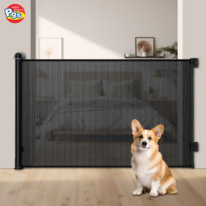 प्रोडिगी sg020 रिट्रेटेबल पालतू गेट सरल स्थापना लंबा जाल गेट कुत्तों के लिए बटन सुरक्षित छोटे पशु बाधा बना प्लास्टिक - Product Image 2