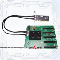 Placa Base para Computadora PEX88096 4-GPU 5-GPU PCle 4.0, Bajo Consumo de Energía, Caja de Servidor GPU, Placa Base con Switch, Base de Expansión Interna
