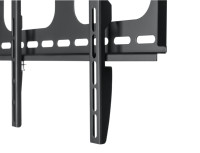 Braket Dinding TV Logam Hitam Vesa 400x400 untuk TV Layar Datar