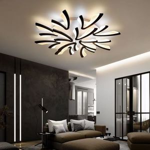Modern LED Chandelier <strong>Ceiling</strong> <strong>Light</strong> for Bedroom Home <strong>Office</strong> with Acrylic Cover Easy Mounted Modern LED Lamp - Product Image 5