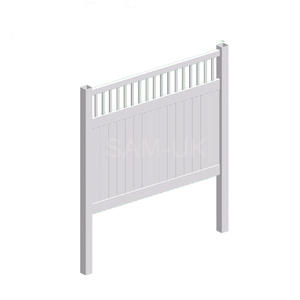 Sam-uk Offre Spéciale Facile à assembler Panneaux de jardin pas cher en plastique <span class=keywords><strong>PVC</strong></span> résistant aux UV Clôture en vinyle blanc de 4 pieds - Product Image 5