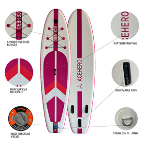 Offre Spéciale Personnalisé Adulte Unisexe Gonflable Stand-Up Paddle Board Drop Stitch 3 Fin Système Portable Pliant Conception pour Océan - Product Image 3