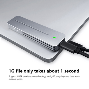 เคสฮาร์ดไดรฟ์ภายนอก NVMe SSD อะลูมิเนียม M.2 Type-C USB 3.2/3.1มีในสต็อก - Product Image 5