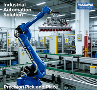 Lengan Robot Industri Berat Yaskawa 6 Axis dengan Beban Angkut 180kg Jangkauan 2702mm Robot Palletizing untuk Penanganan Material