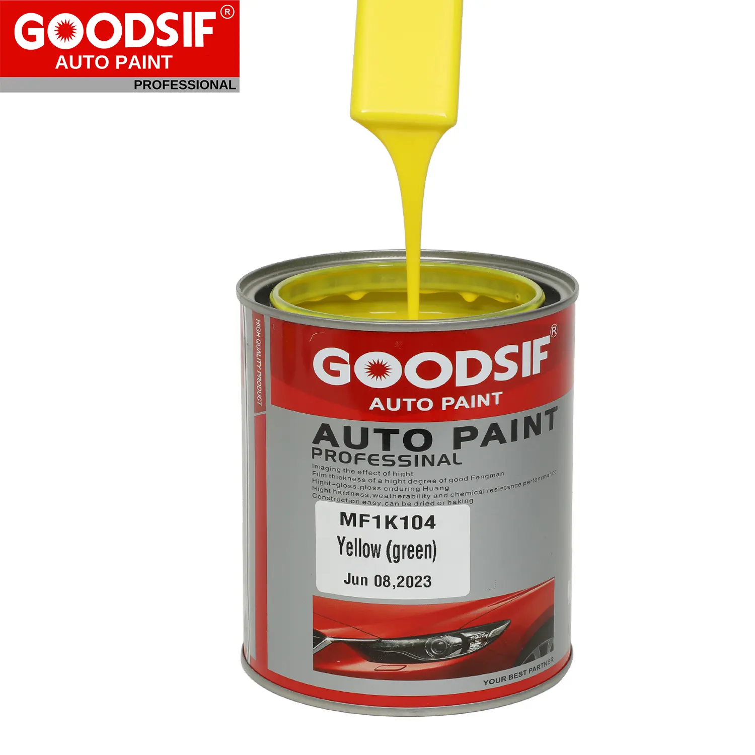 Auto-Reparatur-Farbfabrik Direkt-Großhandelspreis schnell trocknender Acryl-Clearcoat-Automotiv-Grundierungsstoff flüssige Autofarbe