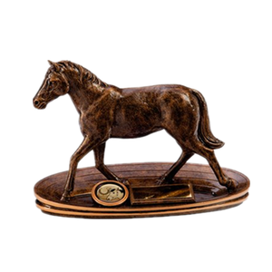 Moderne Rode <span class=keywords><strong>Polyresin</strong></span> Sculptuur Woondecoratie Paard Beeldjes - Product Image 3