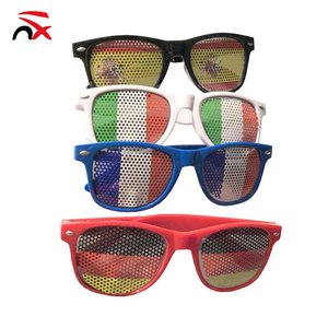 Fashion Printed Flag Sun Glasses 2026 World Soccer Match Mexican Portugal America Flag Sunglasses