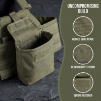Pochette tactique Molle pliable, portable, organiseur d'équipement EDC MOLLE, pochette utilitaire camouflage pour le camping en plein air