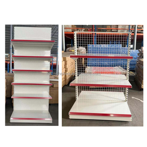 Thiết kế mới siêu thị Kệ heda double side Gondola Trung Quốc thép siêu thị Kệ hệ thống với mức giá tuyệt vời - Product Image 1