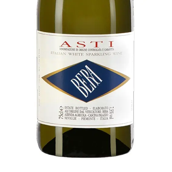 Vin blanc de fabrication italienne de meilleure qualité, Asti doc g BERA moscato pour dessert à l'exportation