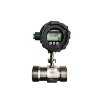 Flowmeter Turbin Digital Cerdas DN32 Baja Tahan Karat SS304 RS485 4-20mA OEM Pengukuran Bahan Bakar Minyak Gas Udara Cairan EX IIC T6