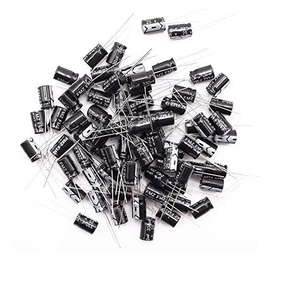 Condensador electrolítico de aluminio de 330µF y 25V, condensador polarizado para proyectos de bricolaje de electrónica de PCB, alta estabilidad y larga vida útil - Product Image 1