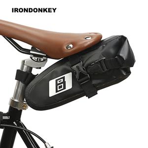Sacoche de selle de vélo imperméable IRONDONKEY pour extérieur, sacoche de sport pour cyclisme avec sangle réglable légère - Product Image 1