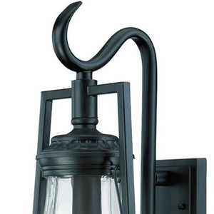 Lampada a olio moderna nera opaca HMS a prova di parete a prova di acqua da esterno lampada a LED calda bianca IP65 in acciaio inox a forma di cilindro in alluminio - Product Image 4