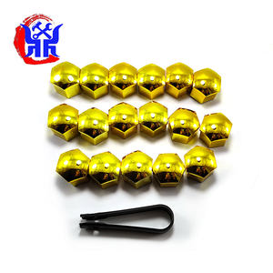 20*21mm <span class=keywords><strong>roue</strong></span> écrou boulon couvercle central or capuchons et outil pour <span class=keywords><strong>VW</strong></span> Audi Skoda - Product Image 2