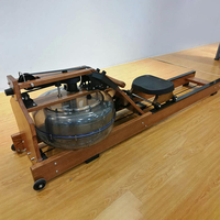Rameur à eau NO.2, équipement de cardio-training pour salle de sport, rameur à eau en bois pliable, machine à ramer pliable, entraînement cardiovasculaire