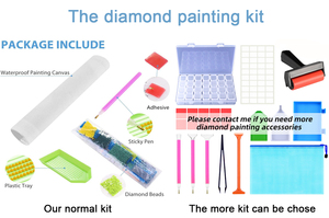 Carré bricolage petit artisanat points peinture outils <span class=keywords><strong>art</strong></span> perceuse complète chat coloré 5d diamant peinture pour la décoration de la maison - Product Image 5