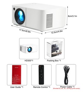 2025 mini thông minh Android xách tay mini LCD hiển thị TV 150 dữ liệu ANSI lumens HD 1080P Rạp chiếu phim chiếu - Product Image 5