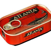 Boîte de conserve rectangulaire vide en aluminium 85g 105g 125g pour emballage de thon sardine avec couvercles faciles à ouvrir #311