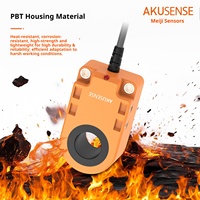 Capteur inductif annulaire AKUSENSE TH10-20, détection de chute de métal, tige en acier à ressort de 0,6 mm, capteur de comptage haute vitesse