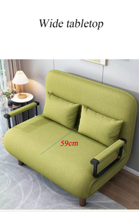 Sofá <span class=keywords><strong>Cama</strong></span> Futón Personalizado de Terciopelo, Sofás Plegables, <span class=keywords><strong>Cama</strong></span> Plegable para 2 Personas, Sofá Convertible para Dormitorio o Sala de Estar - Product Image 3