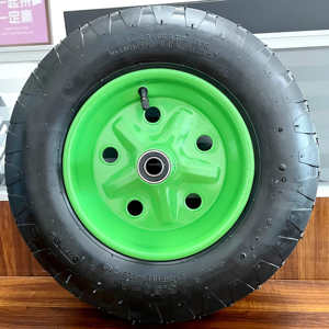 Hochwertige 3.50-8 Pneumatische Gummi-Reifen für Schubkarren Großhandel 3.50-8 Lenkrollen - Product Image 1