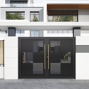 Portail Principal Personnalisable en Alliage d'Aluminium pour <span class=keywords><strong>Jardin</strong></span>, Modélisation 3D, Portillon Durable pour Maisons - Product Image 3