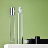 Flacon à bille extra haut carré de 10 ml - Flacons de recharge en verre ronds et carrés pour huiles essentielles et parfums