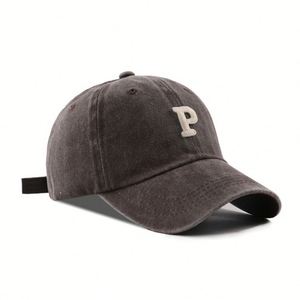 Gorras de Béisbol Retro Teñidas con Pigmentos, Ajustables, de Seis Paneles, Sin Estructura, de Algodón, con Logotipo Personalizado, Gorras Deportivas Lavadas - Product Image 1