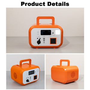 Station d'alimentation portable 600W à onde sinusoïdale pure, batterie au lithium, type C, pour camping en extérieur, secours domestique, chargeur solaire - Product Image 4