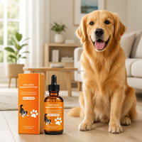 Extrait Liquide de Champignons Pet Turkey Tail : Soutien Immunitaire, Vitalité pour Félins et Canins, Reishi, Chaga, Oméga-3, Entretien du Bien-être 60ml